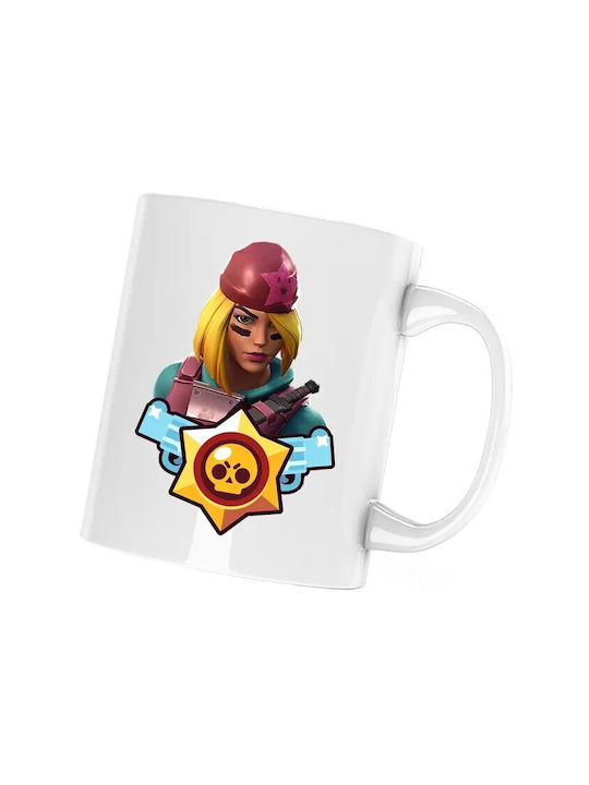 Fortnite Κούπα Κεραμική Λευκή 330ml