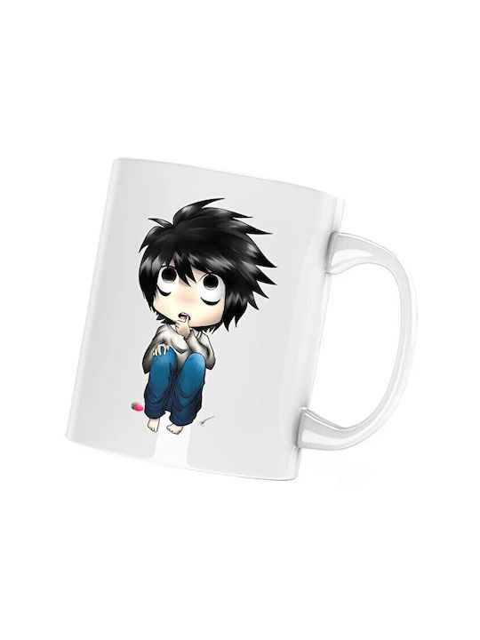 Death Ceramic Mug White 330ml