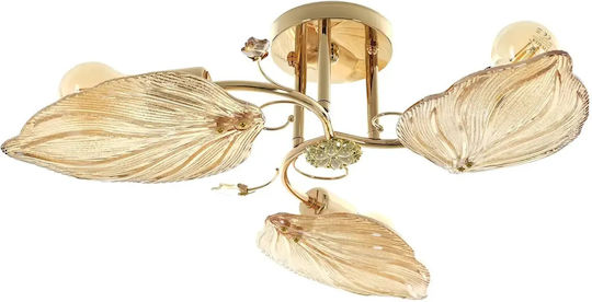 Deckenleuchte 51 cm Gold