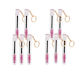 Set 10 Mini Brushes Tube Keychain Eyelash Extensions