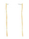 Women's Dangle Earrings Calvin Klein Elongated Drops 35000995 Gold