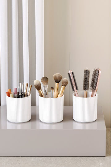 SteweHome Organizator de cosmetice alb