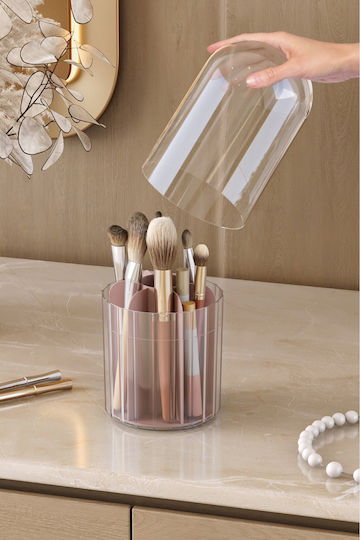 SteweHome Cutie de Organizare a Cosmeticelor Roz