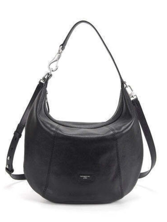 Leather Women's Shoulder / Crossbody / Handbag Black