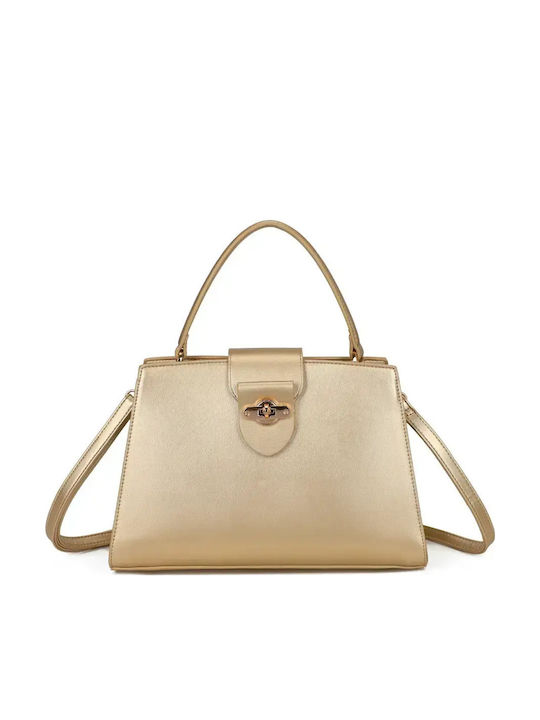 Women's Hand / Shoulder / Crossbody Bag Gold