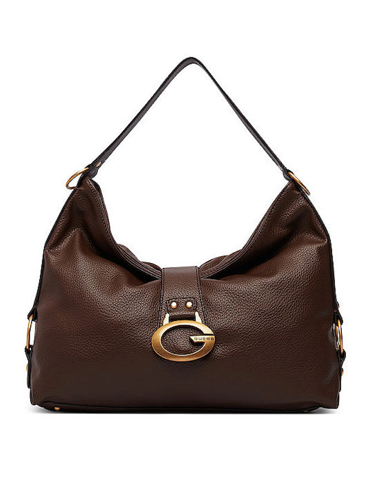 Guess Camden Damen-Schultertasche Espresso