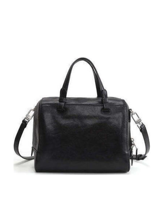 Nannini Black Leather Women's Tote Bag