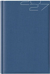 THeofylaktos Daily Diary 2027 Blue 11x16.5 cm
