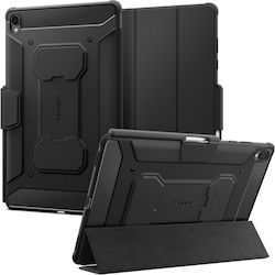 Spigen Rugged Armor Pro Калъф тип тефтер, Устойчив Черен (Galaxy Tab S12+ Plus 12.6 X840 / X846b)