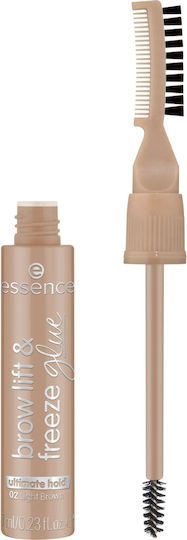 Brow Lift & Freeze Glue Gel για Φρύδια 02 Light Brown 7ml