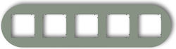 Mini Universal Frame Fivefold Round Made Sage Plastic 61mrto-5