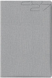 THeofylaktos Daily Diary 2027 Grey 11x16.5 cm