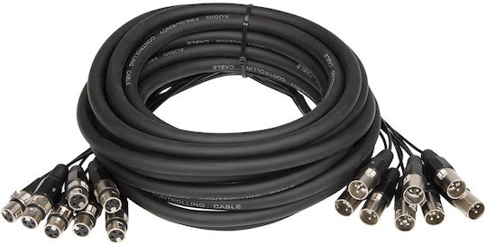 Soundsation XLR Cable Male to Female Black 10m DKAL-SND00501