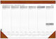 Ydrogeios Weekly Planner 2027 Brown 29x42 cm
