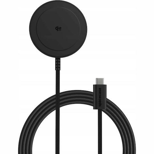 Spacecase Безжично зарядно устройство Qi2 25 W, черно (MagPad)