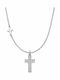 Bode Women's Steel Cross with Chain