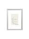 Wooden Wall Picture Frame with White Frame