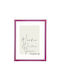 Wooden Wall Photo Frame with Pink Frame K85/16