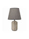 Ankor Ceramic Table Lamp with Grey Shade
