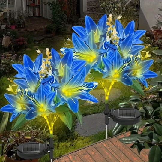 Garden LED Spiked Solar Light with Blue Light
