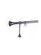 Rodeco Bară Metalică pentru Perdele Brazilia Simplă Φ25mm 120cm Matte Chrome