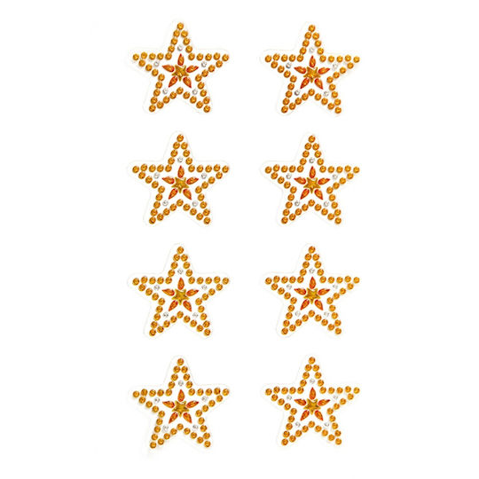 Αυτοκολλητα Bsb Creative Christmas Crystal Stars 1 Φύλλο