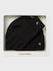 Women's Knitted Beanie in Black