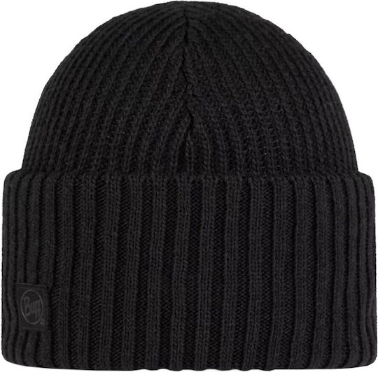 Rutger Hat Beanie Ανδρικός Σκούφος Πλεκτός σε Μαύρο χρώμα