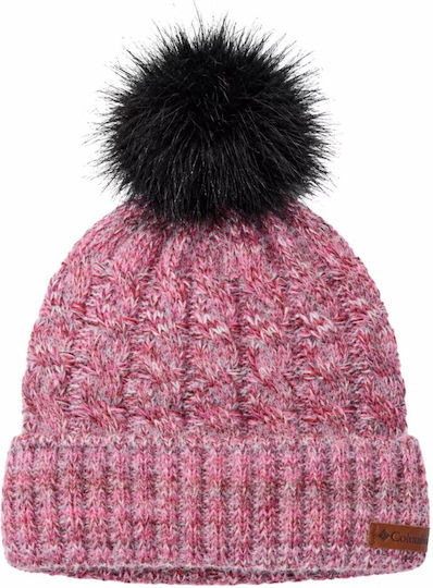 Winter Blur II Beanie Women's Fleece Knitted Beanie in Pink