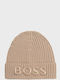 Women's Knitted Beige Beanie