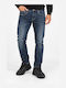 Herrenjeans Regular Fit Dunkelblau