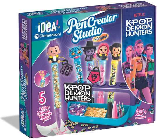 Clementoni Kids' Craft K-pop Demon Hunters – Pen Creator Studio