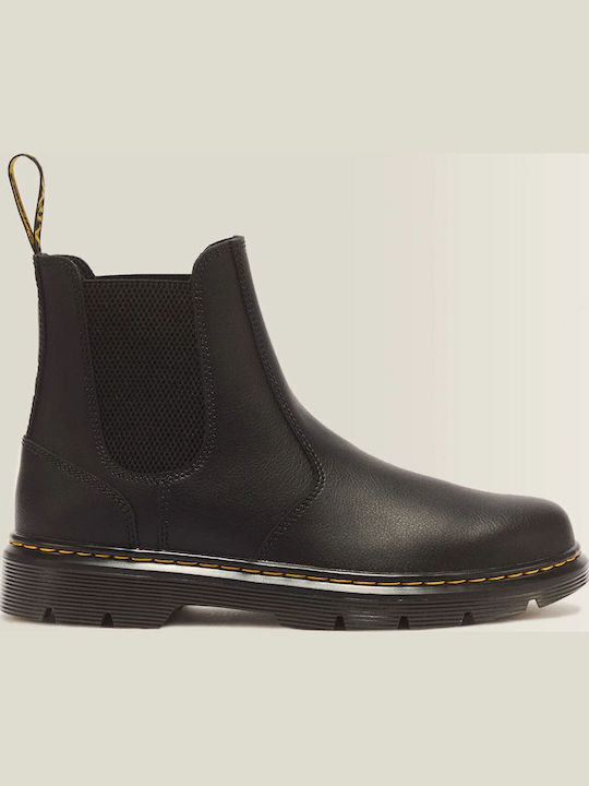 Dr. Martens Черни кожени мъжки ежедневни обувки