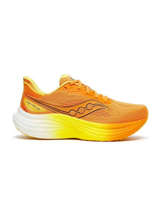 Saucony Triumph 24 Herren-Laufschuhe Fuego