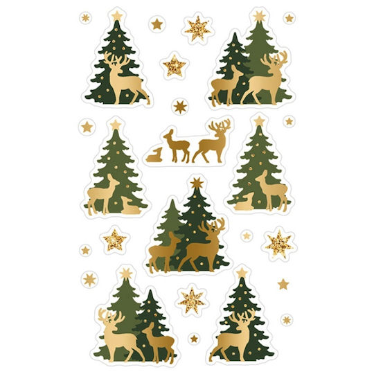 Αυτοκολλητα Bsb Απλα Christmas 1 Φύλλα
