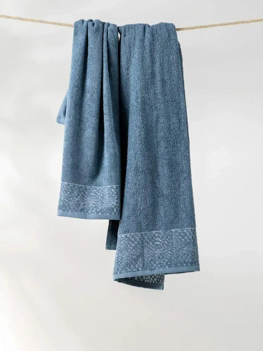 Kentia Viper 2-Piece Bath Towel Set Blue 450 gs...