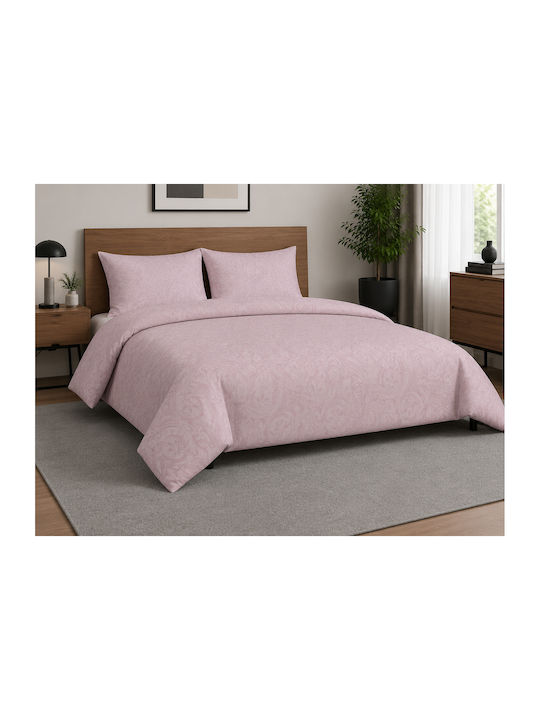 Lumora Double Duvet Set 220x240 cm Lahour Pink