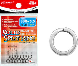 Asuka Solid Fishing Split Ring No5