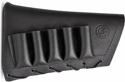 Chameleon Leather Buttstock Cover – Δερμάτινο Κάλυμμα Κοντακίου Φυσιγγιοθήκη Cal 12/16 Μαύρο