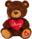 Fun World Valentine's Day Teddy Bear Plush Toy 30 cm