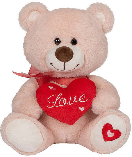 Fun World Valentine's Day Teddy Bear Plush Toy 30 cm