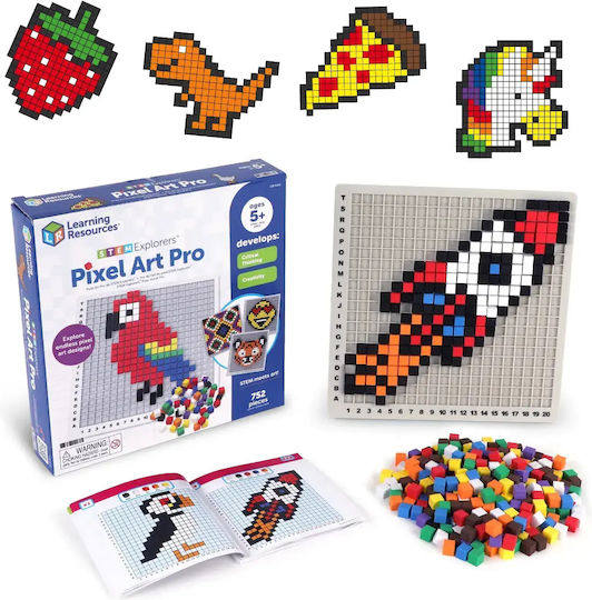 Stem Explorers Pixel Art Pro Σετ Δραστηριοτήτων 5+ Ετών Ler9469