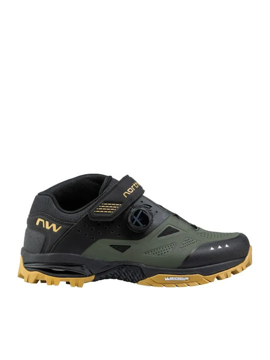 Northwave Pantofi de Ciclism Montan Joși pentru Bărbați Verzi