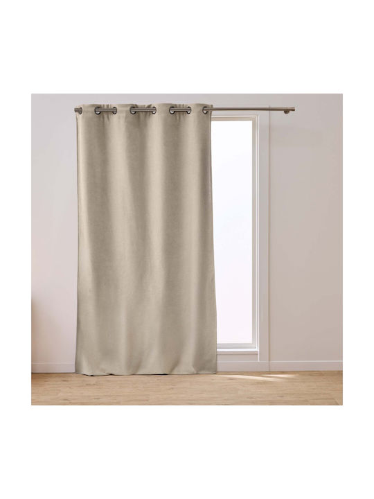 Κουρτίνα με Τρουκς L-c Spleen Sand 140x260εκ.