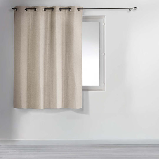 Window Curtain with Grommets L-c Chinea Beige 135x180cm