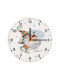 Koupakoupa Christmas Nordic Gnomes Wooden Wall Clock Ø20cm