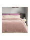 Das Home Κουβέρτα Fleece Μονή 160x220εκ. Nude