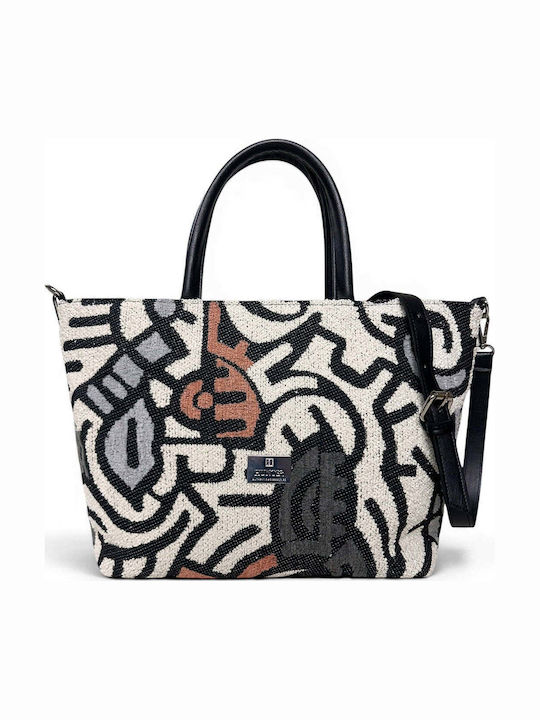 Γυναικεία Τσάντα Ώμου Maxi Tote Rosa Πολύχρωμο ...