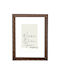 Wooden Wall Frame with Brown Frame