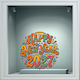 Χριστουγεννιάτικο Αυτοκόλλητο - Happy New Year 23 - 80cm X 80cm
